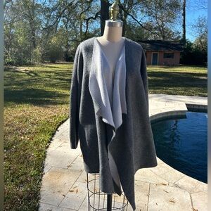 Club Monaco Cashmere Flowy Cozy Warm Wrap Cardigan XS/S